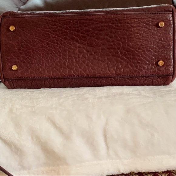Tory Burch 797 Satchel crossbody handbag Plum - Picture 7 of 9
